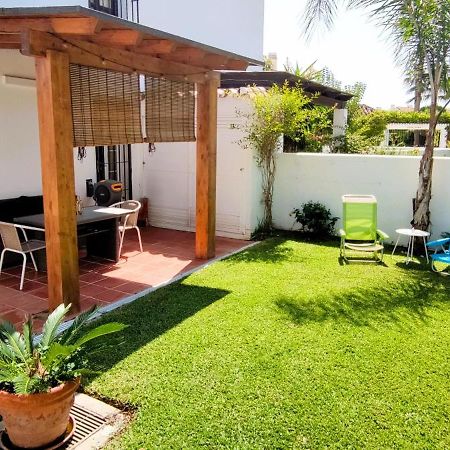 Apartamento con Jardin y Piscina en Playa Estepona Exterior foto